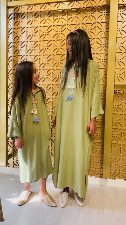 Jabador fille, Gandoura fille, Gandoura enfant , kmiss enfant, kamis fille, , caftan, djellaba fille, beldi, ramadan,traditionnel, tunique fille, kaftan fille