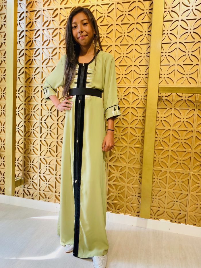 Jabador fille, Gandoura fille, Gandoura enfant , kmiss enfant, kamis fille, , caftan, djellaba fille, beldi, ramadan,traditionnel, tunique fille, kaftan fille