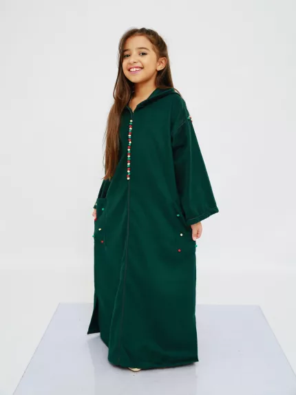 Jabador fille, Gandoura fille, Gandoura enfant , kmiss enfant, kamis fille, , caftan, djellaba fille, beldi, ramadan,traditionnel, tunique fille, kaftan fille