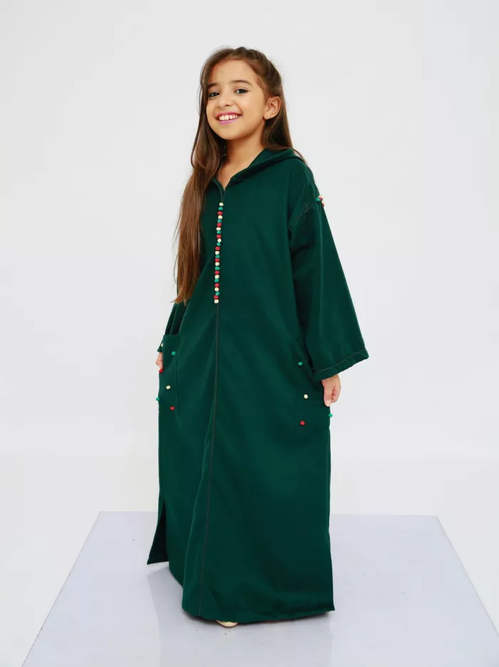 Jabador fille, Gandoura fille, Gandoura enfant , kmiss enfant, kamis fille, , caftan, djellaba fille, beldi, ramadan,traditionnel, tunique fille, kaftan fille