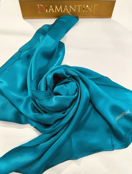 foulard soie uni diamantine