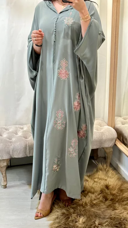 Djellaba Fanna Classic Uni Saphir Caftan