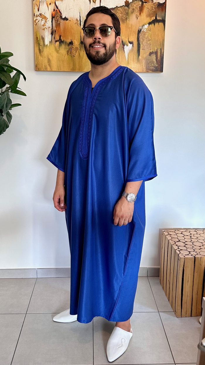 DJELLABA HOMME, Gandoura HOMME, TENUE HOMME BELDI, kmiss,kaftan, caftan, djellaba, beldi, ramadan, gandoura ramadan, gandoura homme saphir caftan, beldi homme, tenue traditionnelle homme