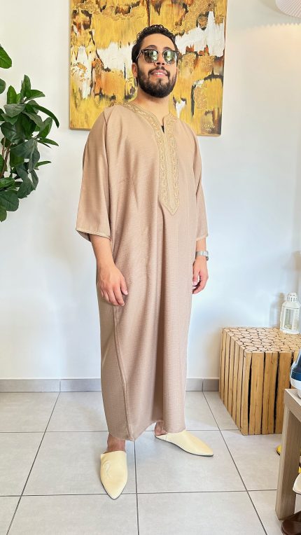 DJELLABA HOMME, Gandoura HOMME, TENUE HOMME BELDI, kmiss,kaftan, caftan, djellaba, beldi, ramadan, gandoura ramadan, gandoura homme saphir caftan, beldi homme, tenue traditionnelle homme