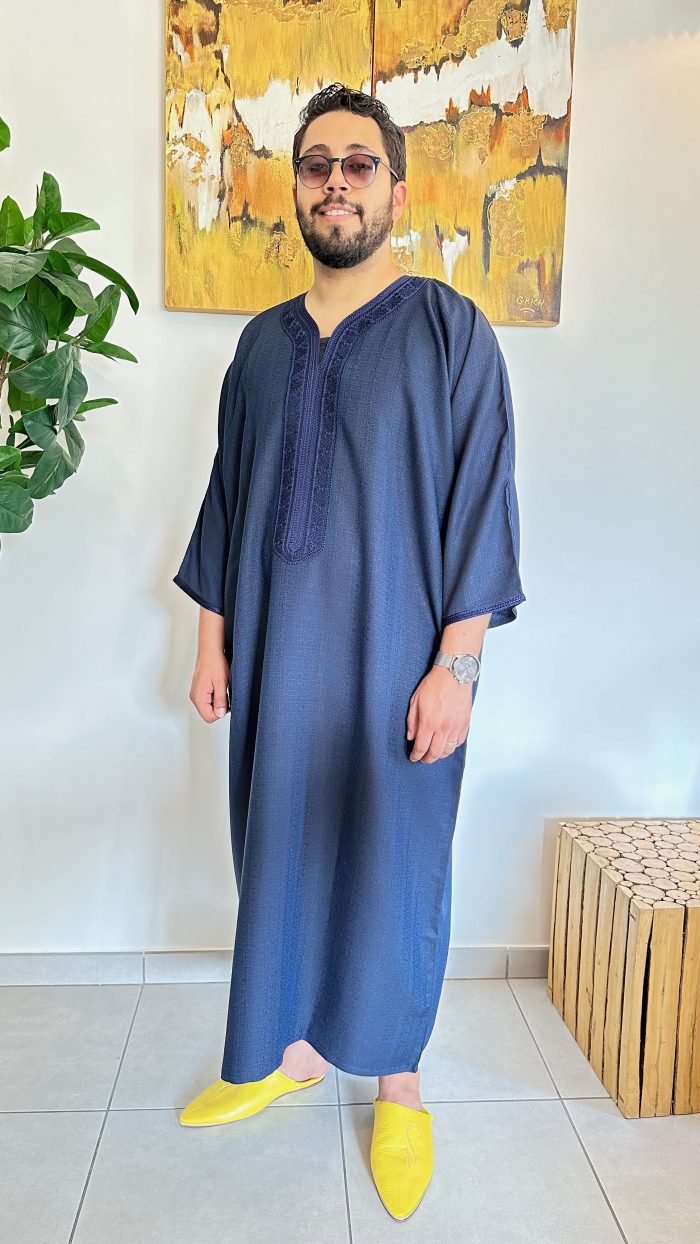 DJELLABA HOMME, Gandoura HOMME, TENUE HOMME BELDI, kmiss,kaftan, caftan, djellaba, beldi, ramadan, gandoura ramadan, gandoura homme saphir caftan, beldi homme, tenue traditionnelle homme