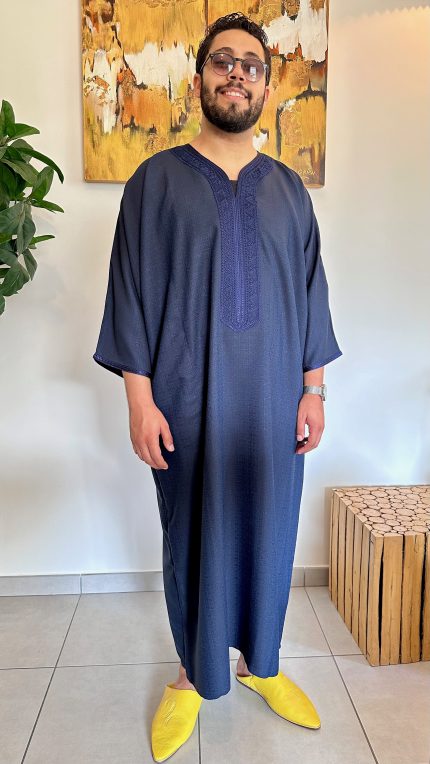 DJELLABA HOMME, Gandoura HOMME, TENUE HOMME BELDI, kmiss,kaftan, caftan, djellaba, beldi, ramadan, gandoura ramadan, gandoura homme saphir caftan, beldi homme, tenue traditionnelle homme