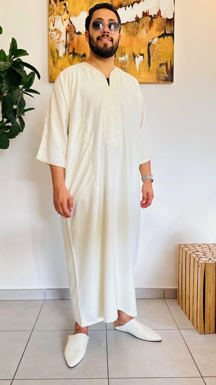 DJELLABA HOMME, Gandoura HOMME, TENUE HOMME BELDI, kmiss,kaftan, caftan, djellaba, beldi, ramadan, gandoura ramadan, gandoura homme saphir caftan, beldi homme, tenue traditionnelle homme