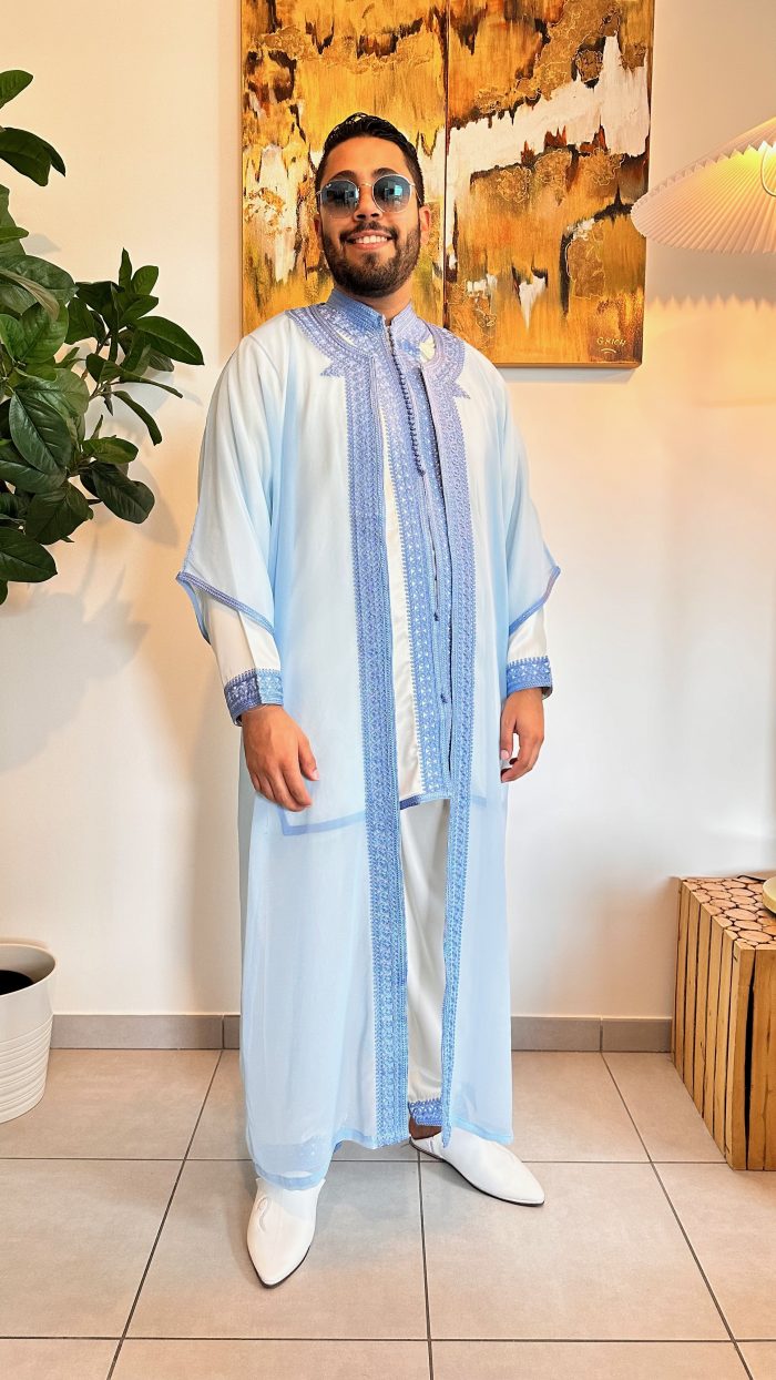 DJELLABA HOMME, jabador homme trois pièces, jabador Saphir Caftan, jabador homme, Gandoura HOMME, TENUE HOMME BELDI, kmiss,kaftan, caftan, djellaba, beldi, ramadan, gandoura ramadan, gandoura homme saphir caftan, beldi homme, tenue traditionnelle homme