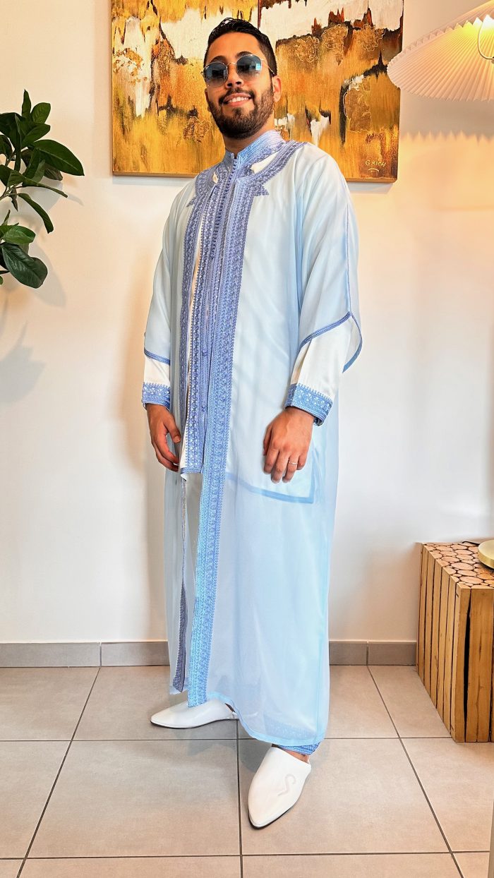 DJELLABA HOMME, jabador homme trois pièces, jabador Saphir Caftan, jabador homme, Gandoura HOMME, TENUE HOMME BELDI, kmiss,kaftan, caftan, djellaba, beldi, ramadan, gandoura ramadan, gandoura homme saphir caftan, beldi homme, tenue traditionnelle homme