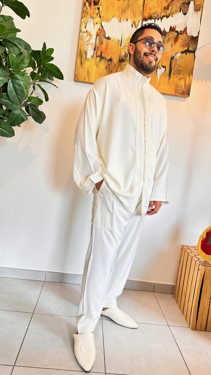 DJELLABA HOMME, Gandoura HOMME, TENUE HOMME BELDI, kmiss,kaftan, caftan, djellaba, beldi, ramadan, gandoura ramadan, gandoura homme saphir caftan, beldi homme, tenue traditionnelle homme