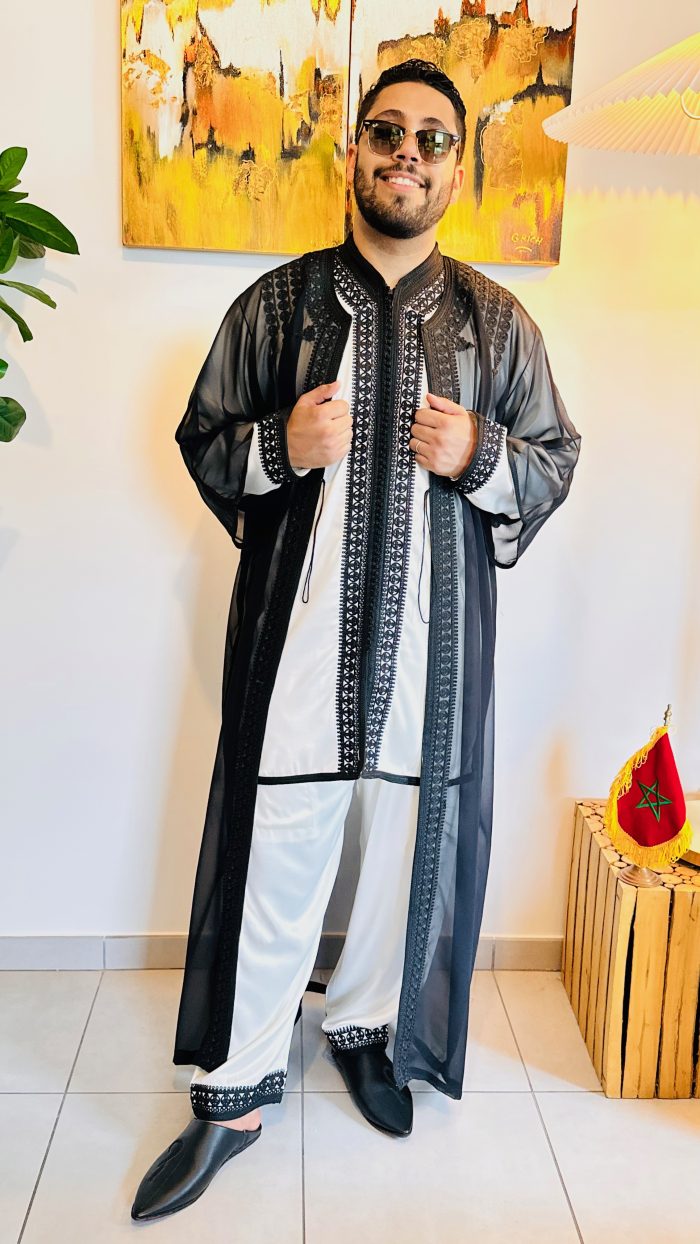 DJELLABA HOMME, jabador homme trois pièces, jabador Saphir Caftan, jabador homme, Gandoura HOMME, TENUE HOMME BELDI, kmiss,kaftan, caftan, djellaba, beldi, ramadan, gandoura ramadan, gandoura homme saphir caftan, beldi homme, tenue traditionnelle homme