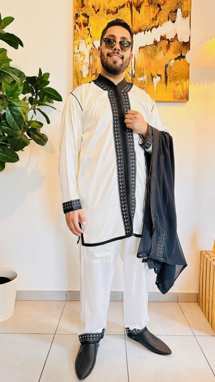 DJELLABA HOMME, jabador homme trois pièces, jabador Saphir Caftan, jabador homme, Gandoura HOMME, TENUE HOMME BELDI, kmiss,kaftan, caftan, djellaba, beldi, ramadan, gandoura ramadan, gandoura homme saphir caftan, beldi homme, tenue traditionnelle homme