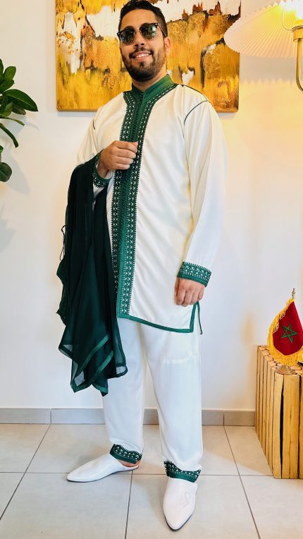 DJELLABA HOMME, jabador homme trois pièces, jabador Saphir Caftan, jabador homme, Gandoura HOMME, TENUE HOMME BELDI, kmiss,kaftan, caftan, djellaba, beldi, ramadan, gandoura ramadan, gandoura homme saphir caftan, beldi homme, tenue traditionnelle homme