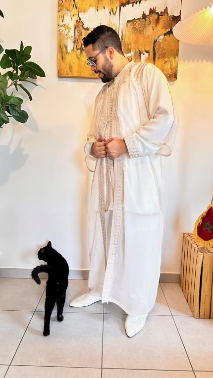 DJELLABA HOMME, jabador homme trois pièces, jabador Saphir Caftan, jabador homme, Gandoura HOMME, TENUE HOMME BELDI, kmiss,kaftan, caftan, djellaba, beldi, ramadan, gandoura ramadan, gandoura homme saphir caftan, beldi homme, tenue traditionnelle homme