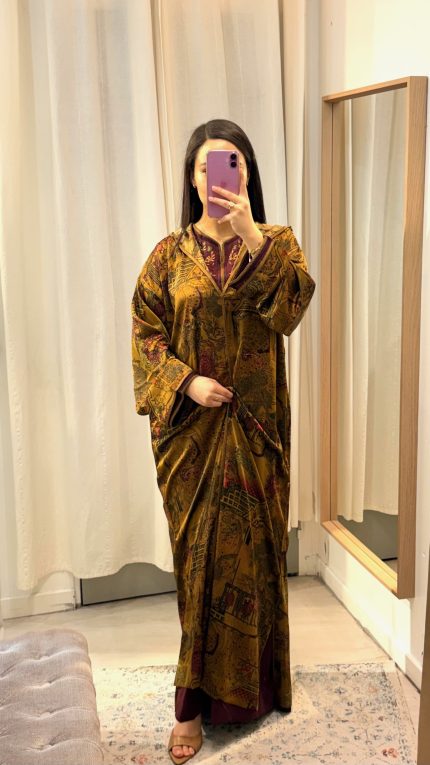 Djellaba Kmiss Merieme - Premium brodée